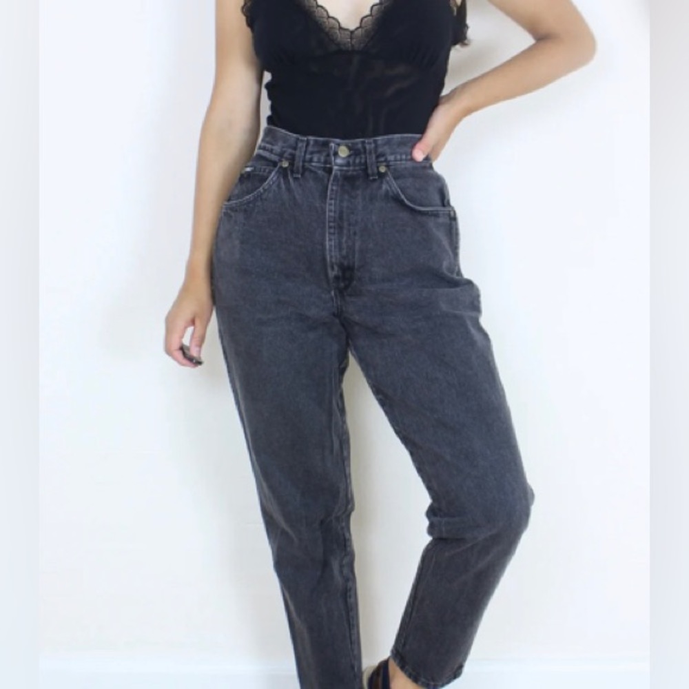 Ann Taylor High Rise Jeans - Dark Gray